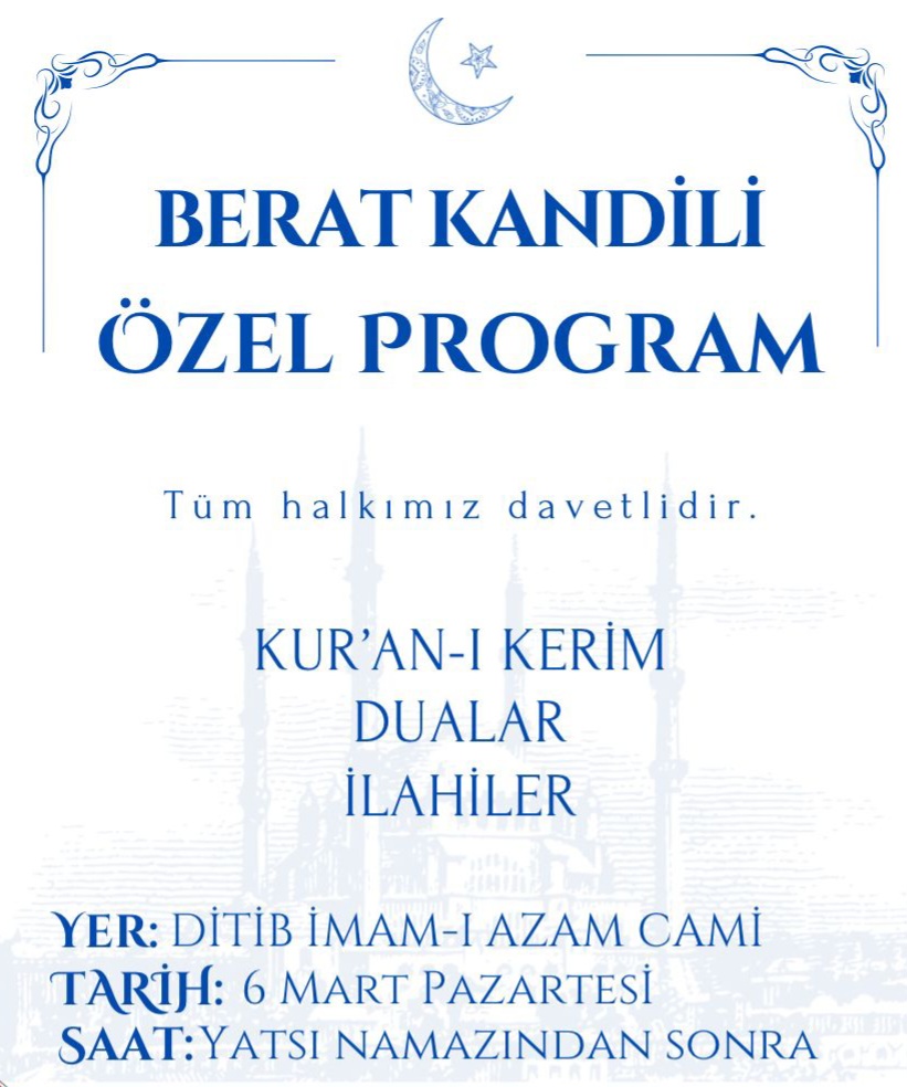 Berat kandil programi 2023